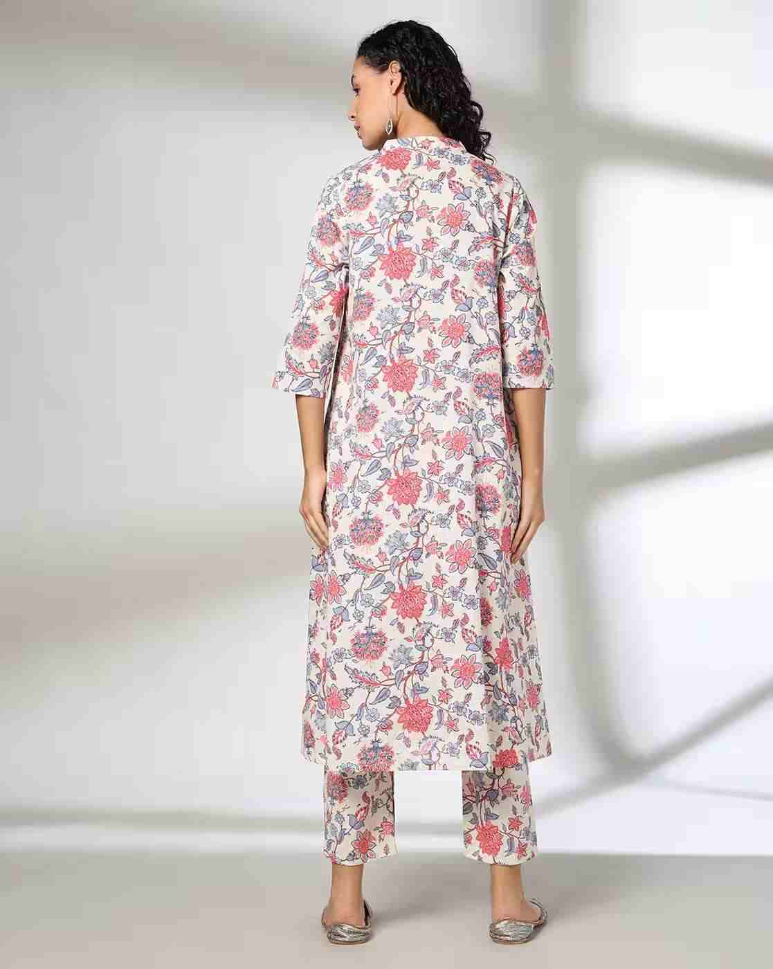 AVAASA MIX N' MATCH | Women Printed Straight Kurta Suit Set|2