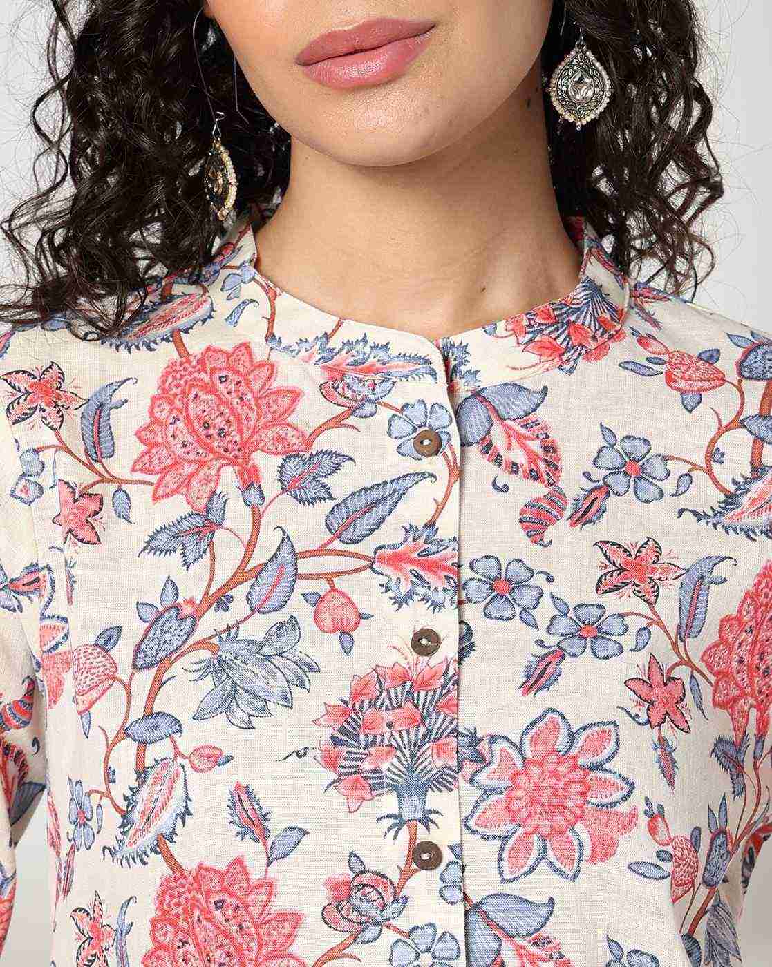 AVAASA MIX N' MATCH | Women Printed Straight Kurta Suit Set|4
