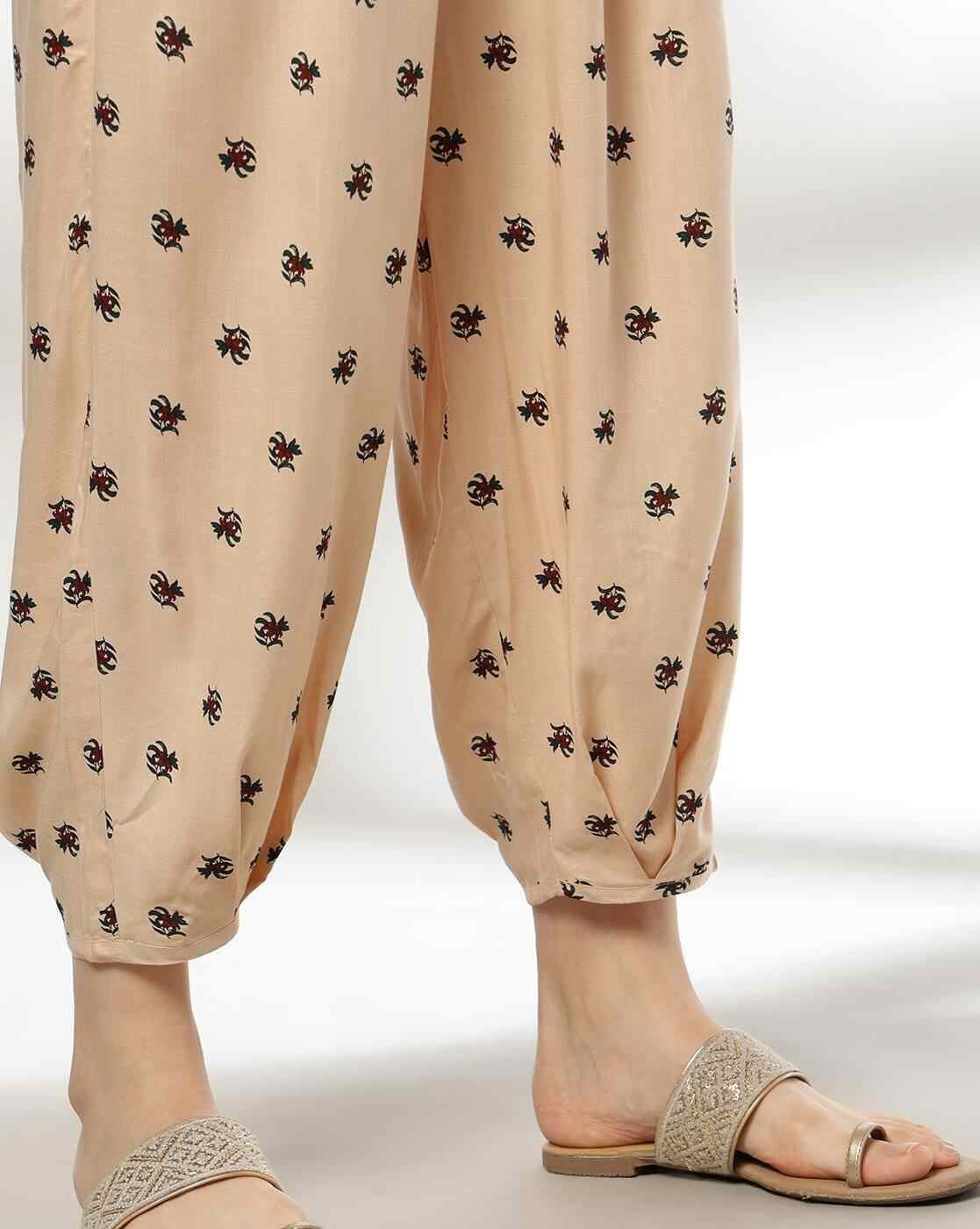 AVAASA MIX N' MATCH | Women Floral Print A-Line Kurta & Salwar Set|6