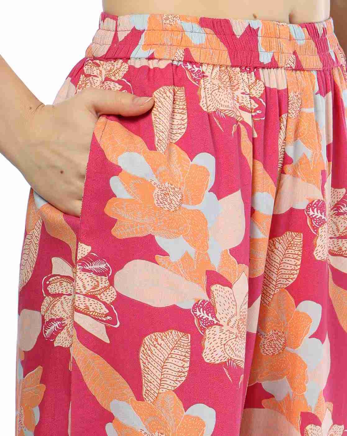 AVAASA MIX N' MATCH | Women Floral Print A-Line Kurta Set|4