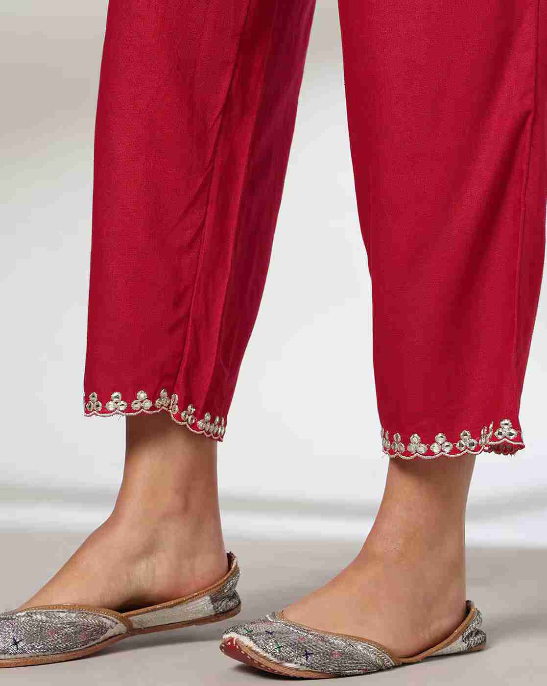 AVAASA MIX N' MATCH | Women Regular Fit Flat-Front Cropped Palazzos|4