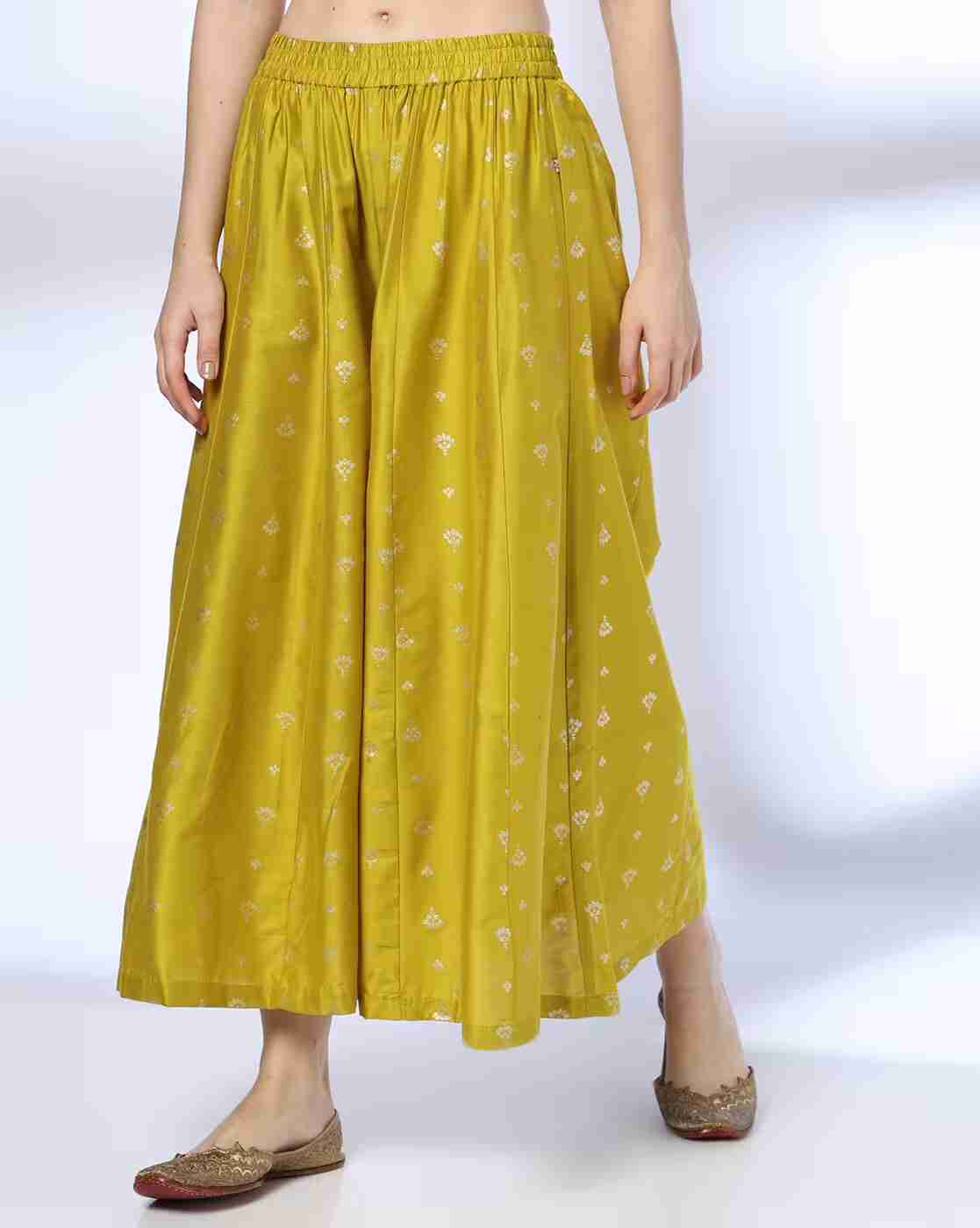 Women Floral Print Palazzos