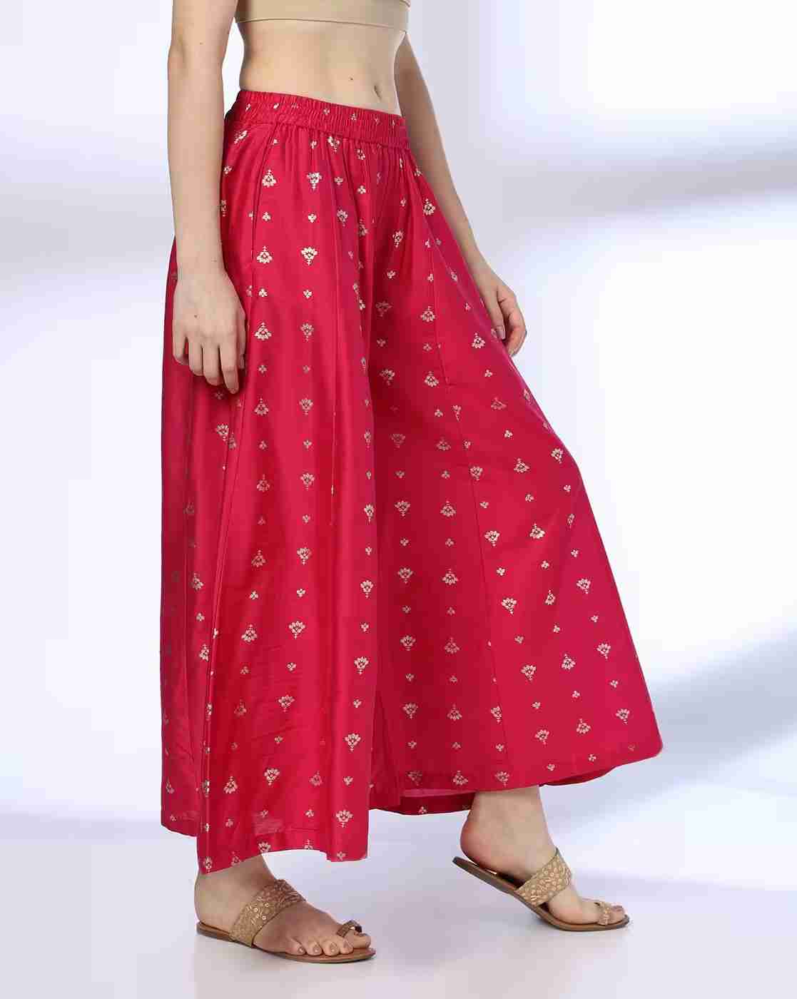 AVAASA MIX N' MATCH | Women Floral Print Palazzos|1