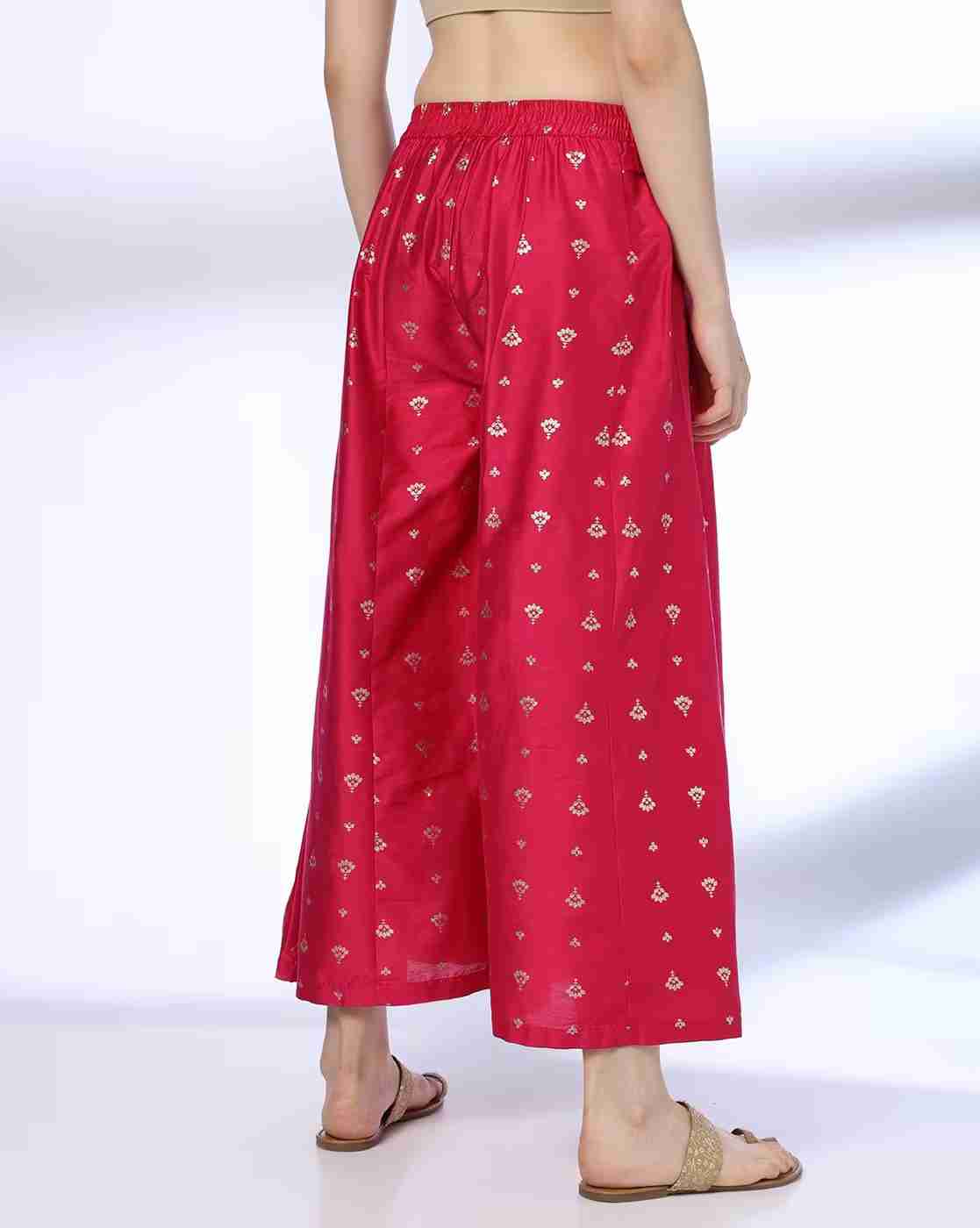 AVAASA MIX N' MATCH | Women Floral Print Palazzos|2