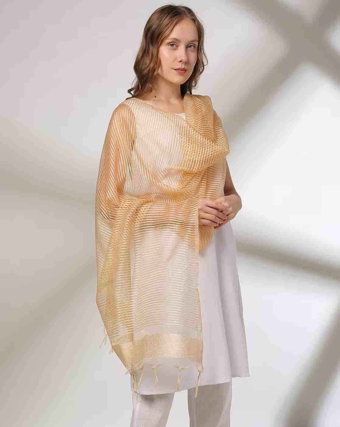 AVAASA MIX N' MATCH | Women Weaved Dupatta|0