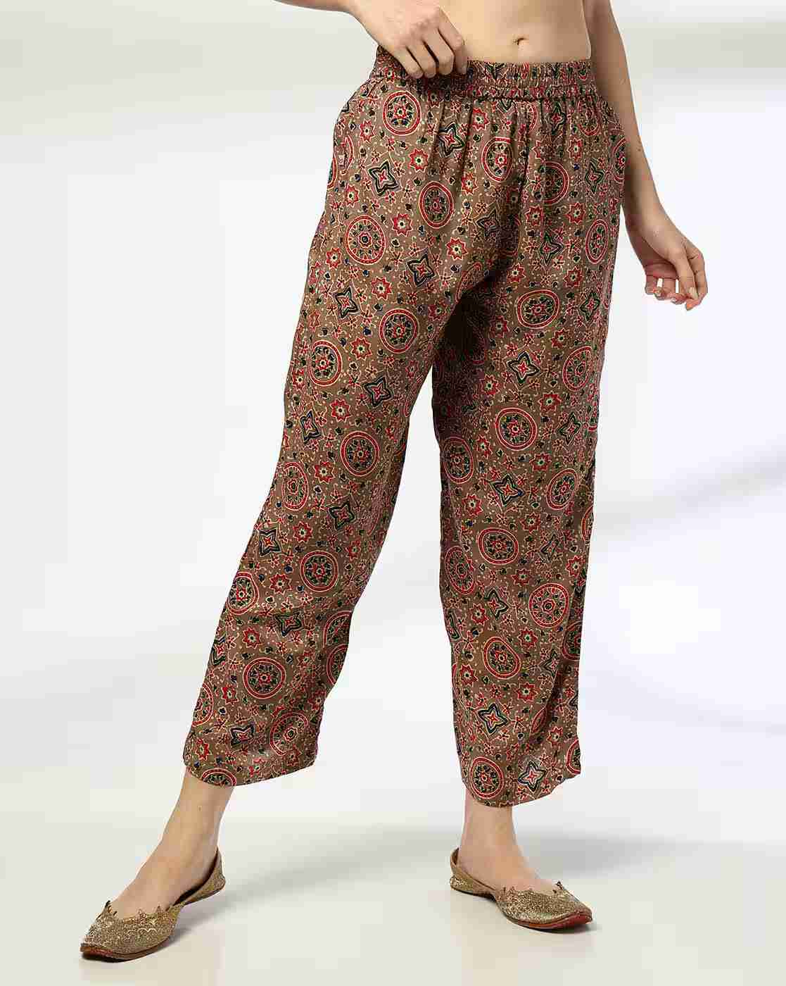 AVAASA MIX N' MATCH | Women Printed Pants|0