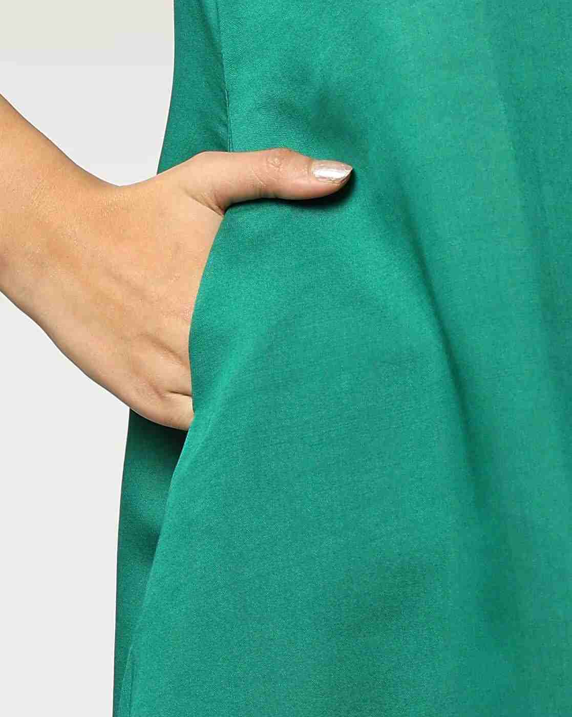 AVAASA MIX N' MATCH | Women A-Line Kurta with Printed Neckline|3