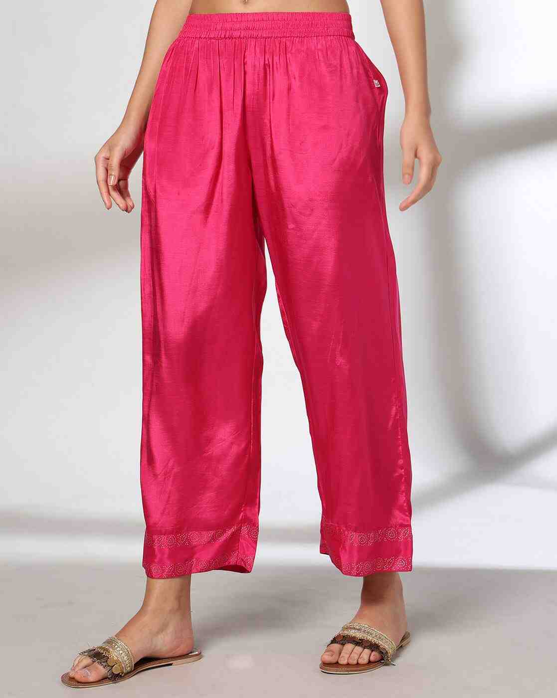 AVAASA MIX N' MATCH | Women Pants with Elasticated Waist|0