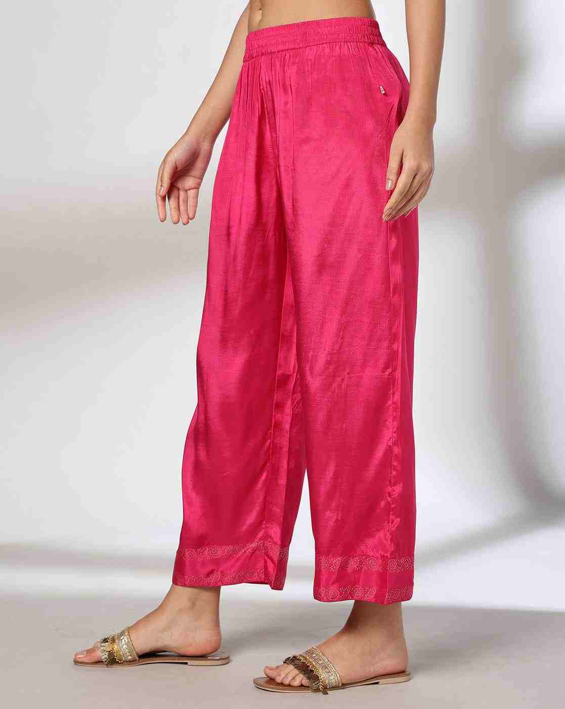 AVAASA MIX N' MATCH | Women Pants with Elasticated Waist|1