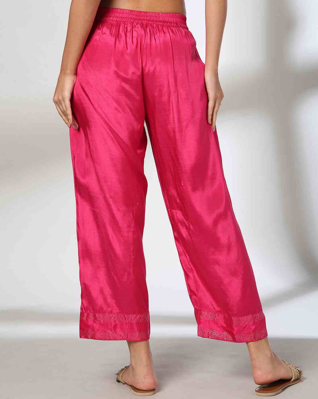 AVAASA MIX N' MATCH | Women Pants with Elasticated Waist|2