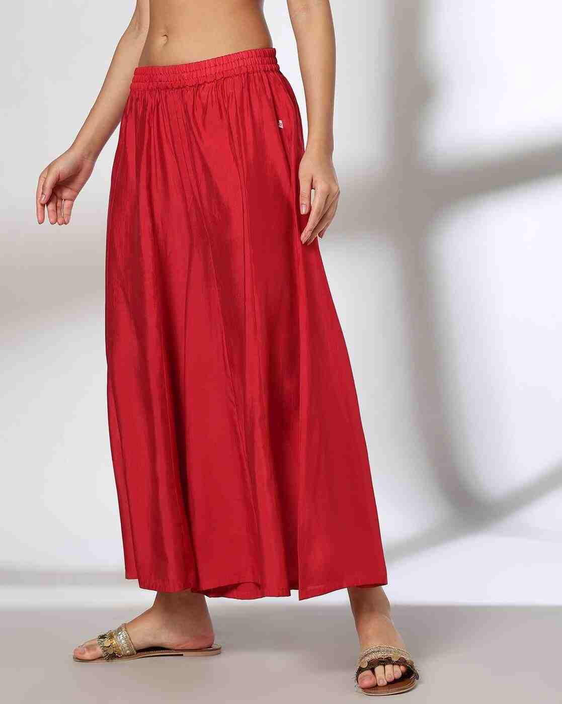 AVAASA MIX N' MATCH | Women Flared Palazzo Pants|1
