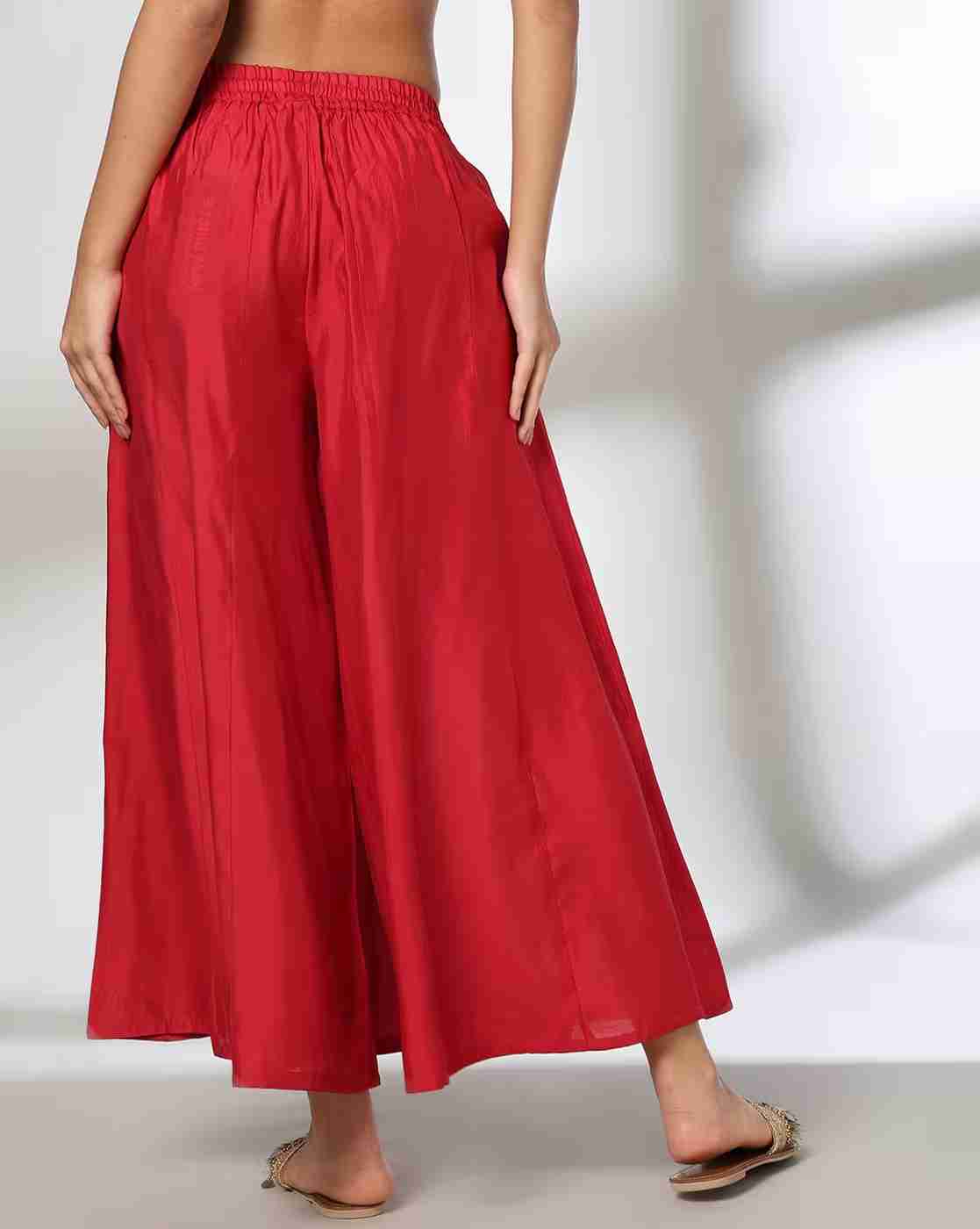 AVAASA MIX N' MATCH | Women Flared Palazzo Pants|2