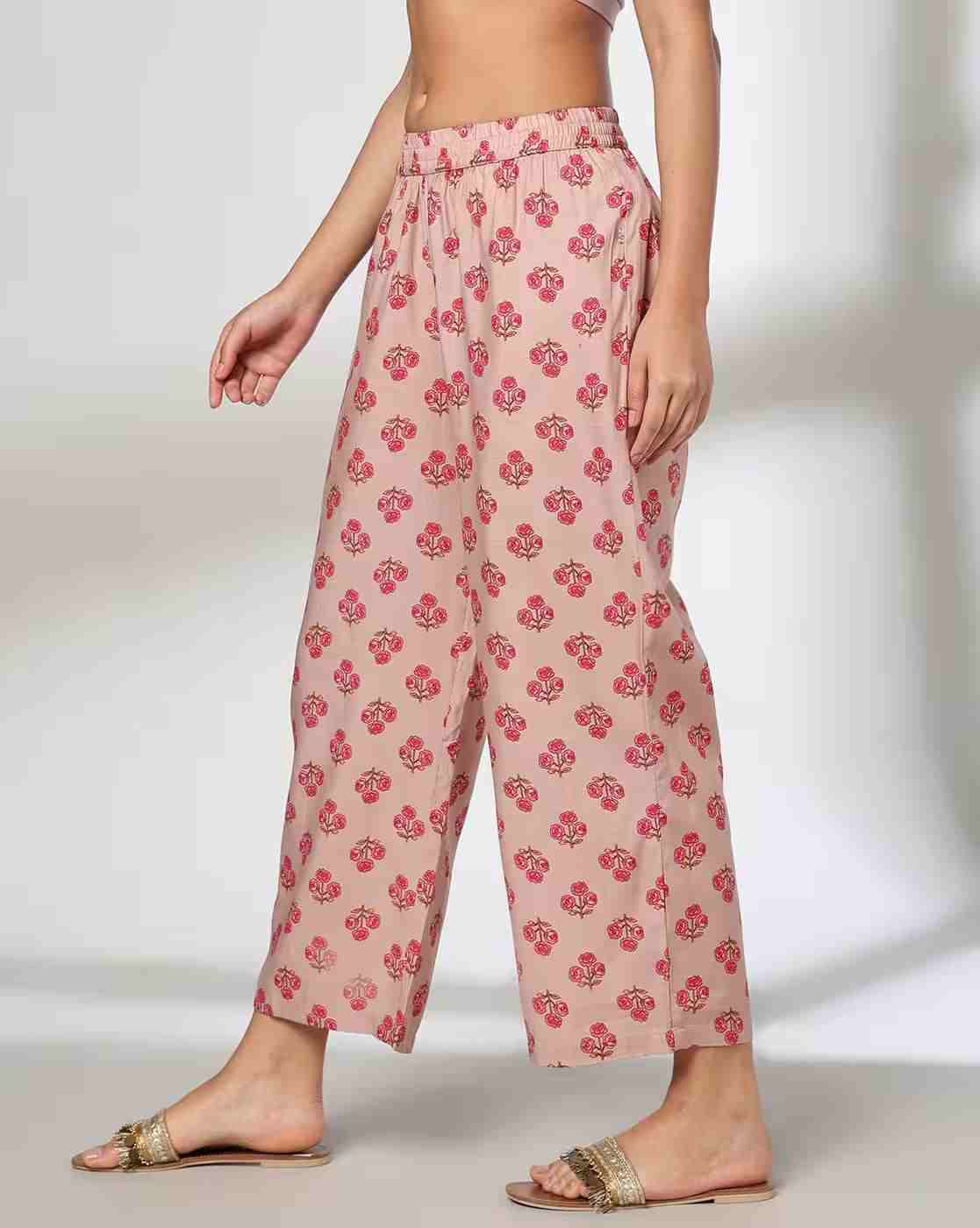 AVAASA MIX N' MATCH | Women Printed Palazzos|1