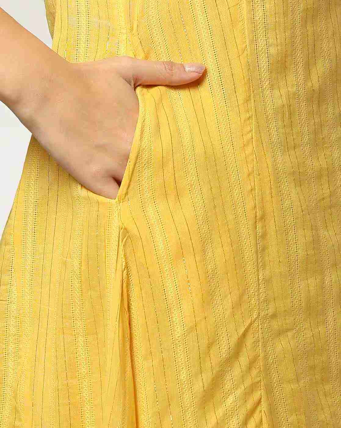 AVAASA MIX N' MATCH | Women Sequinned A-Line Kurta|4