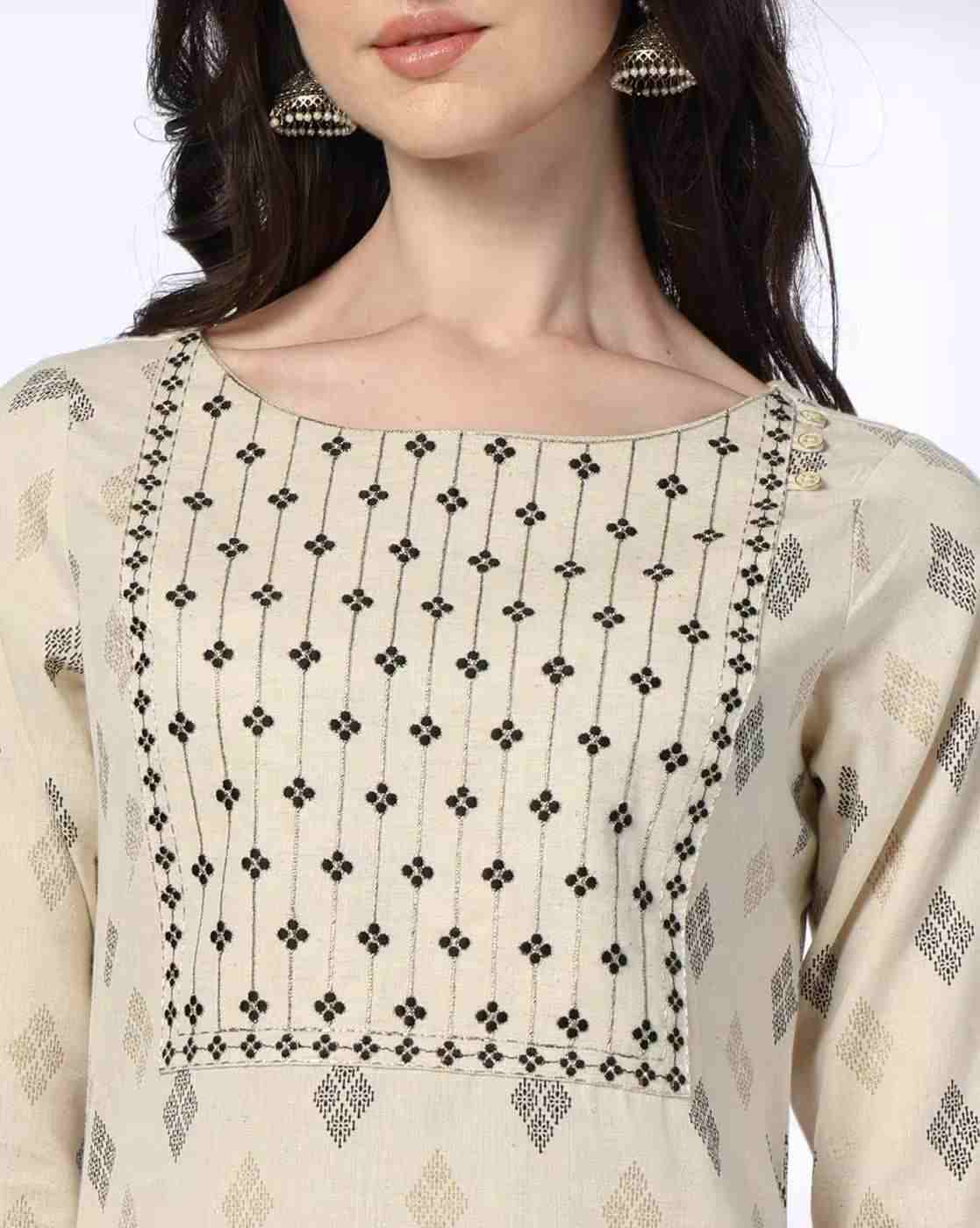 AVAASA MIX N' MATCH | Women Printed Straight Kurta & Pant Set|3