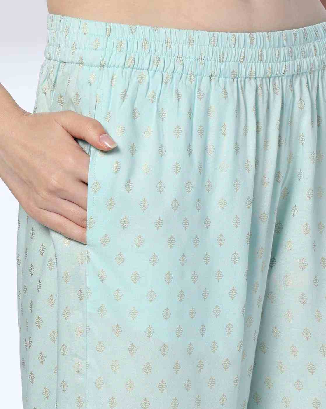 AVAASA MIX N' MATCH | Women Printed Straight Kurta & Pant Set|4