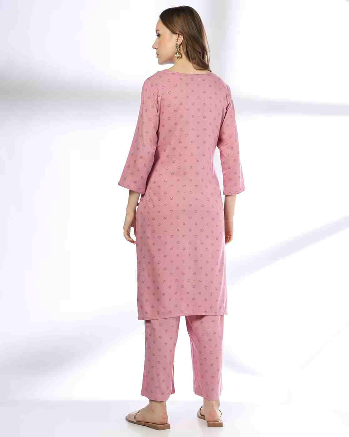 AVAASA MIX N' MATCH | Women Printed Straight Kurta & Pants Set|2
