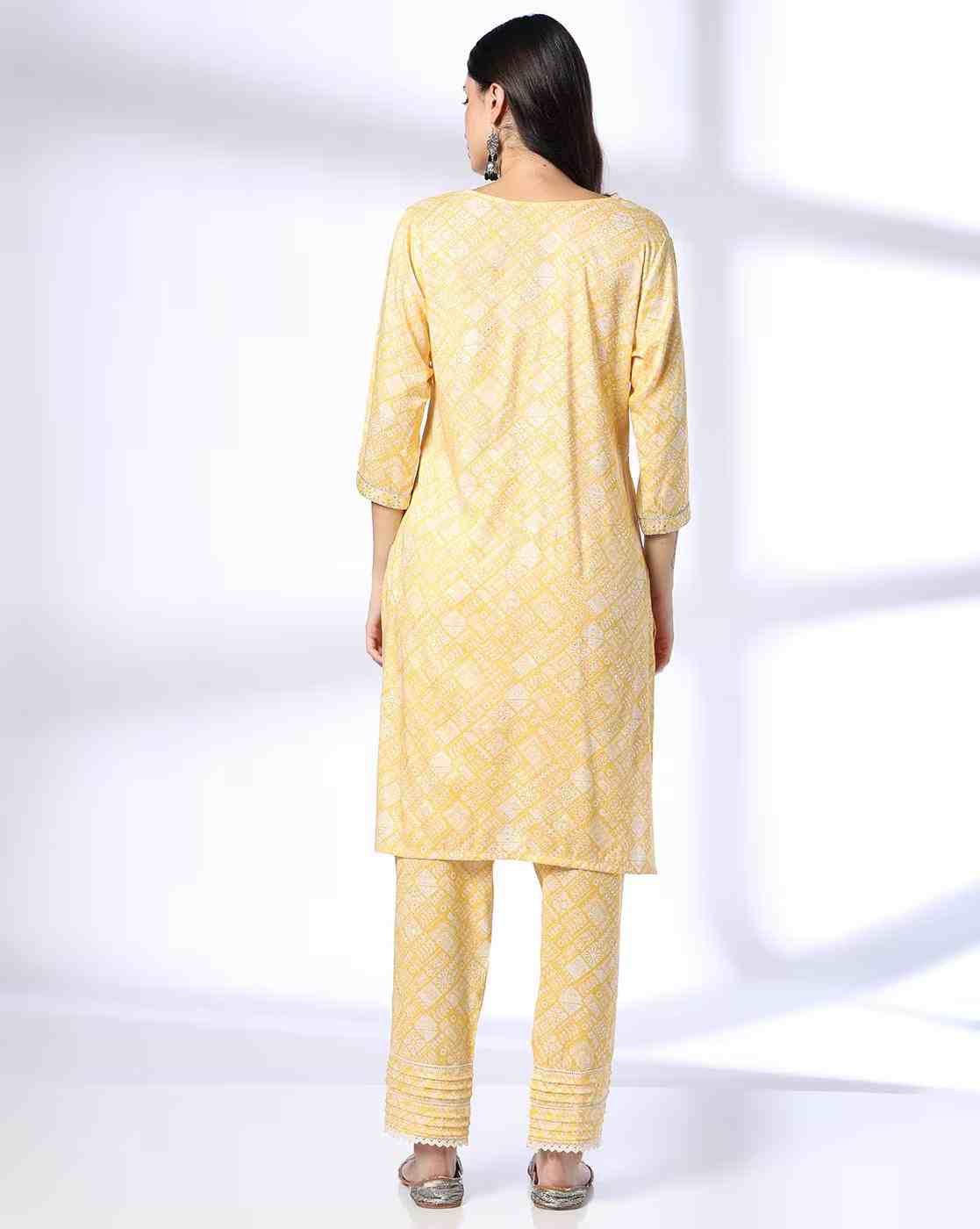 AVAASA MIX N' MATCH | Women Printed Straight Kurta Suit Set|2