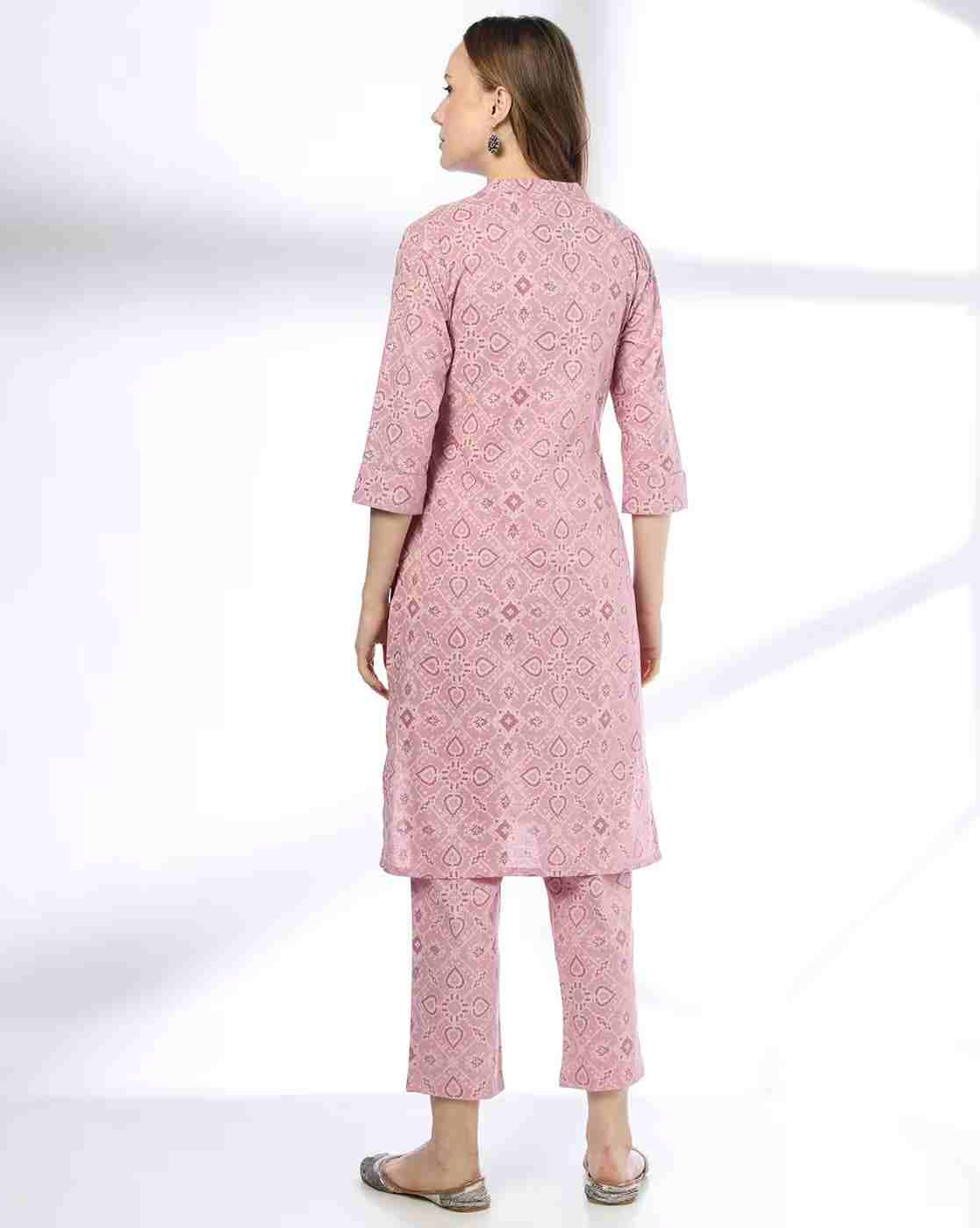 AVAASA MIX N' MATCH | Women Printed Straight Kurta & Pants Set|2