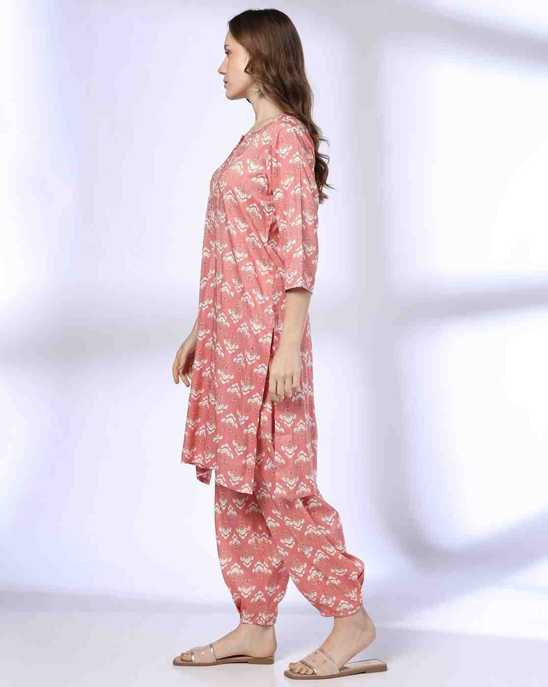 AVAASA MIX N' MATCH | Women Printed Straight Kurta Suit Set|1