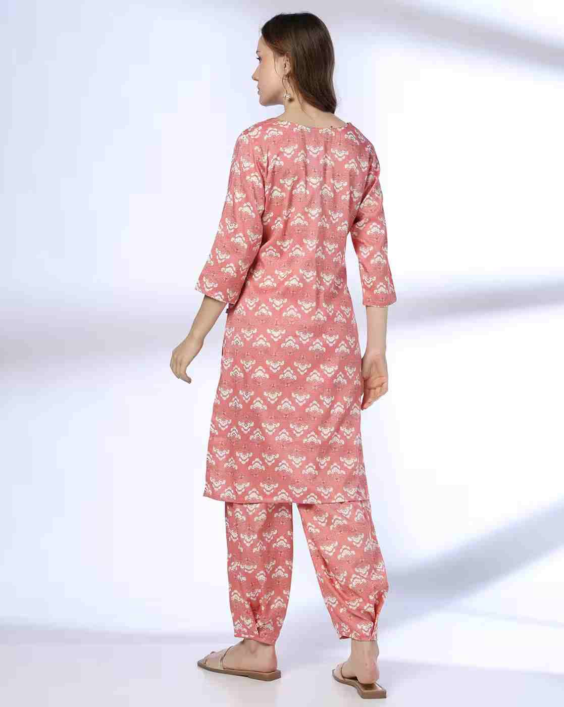 AVAASA MIX N' MATCH | Women Printed Straight Kurta Suit Set|2
