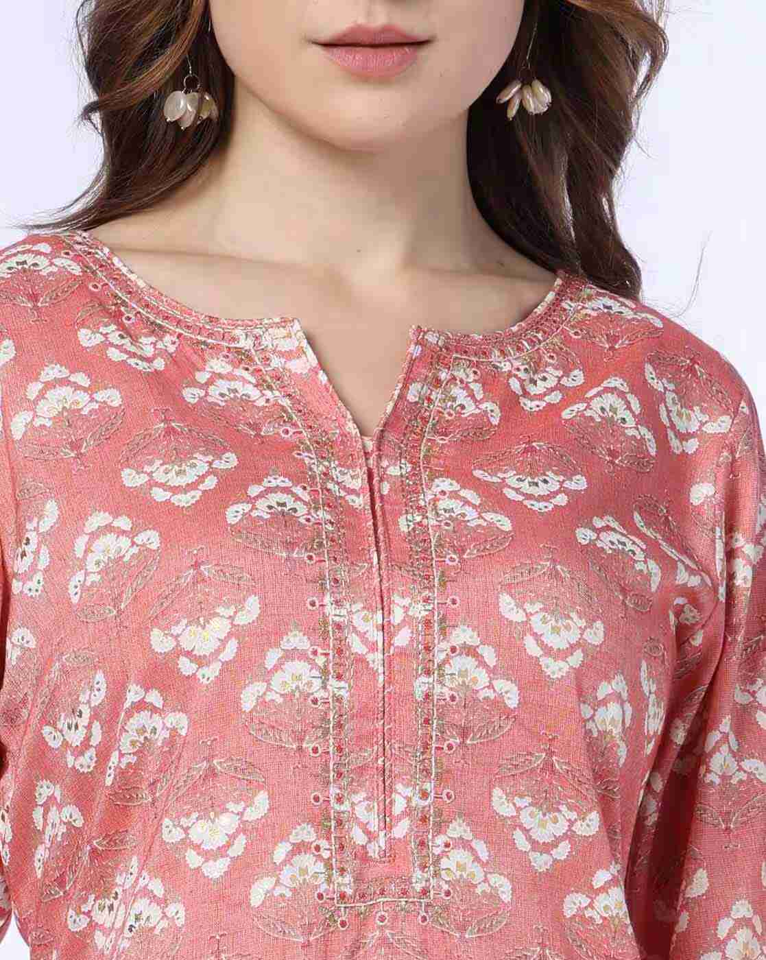 AVAASA MIX N' MATCH | Women Printed Straight Kurta Suit Set|3