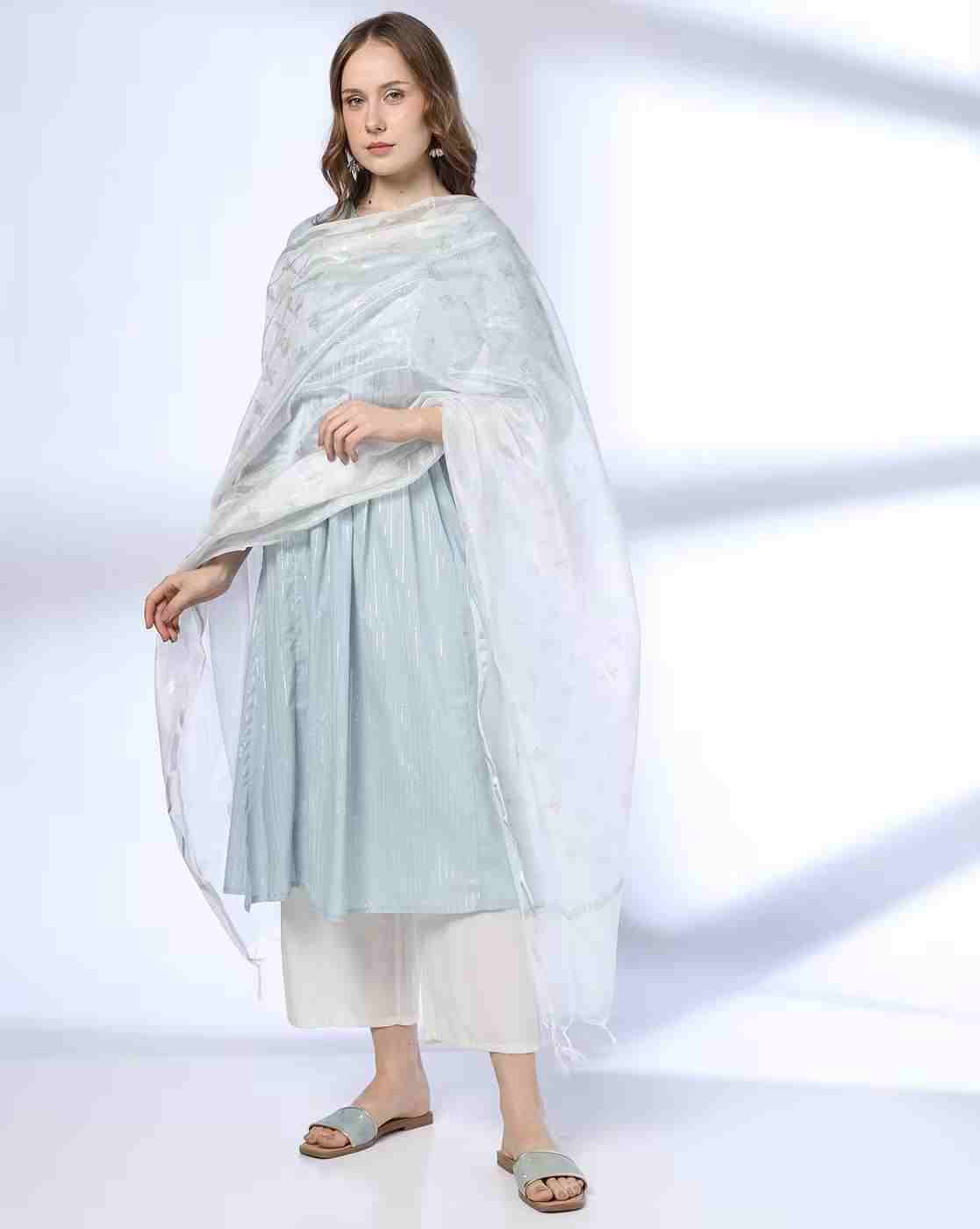 AVAASA MIX N' MATCH | Women Printed Dupatta with Tasseled Hem|0
