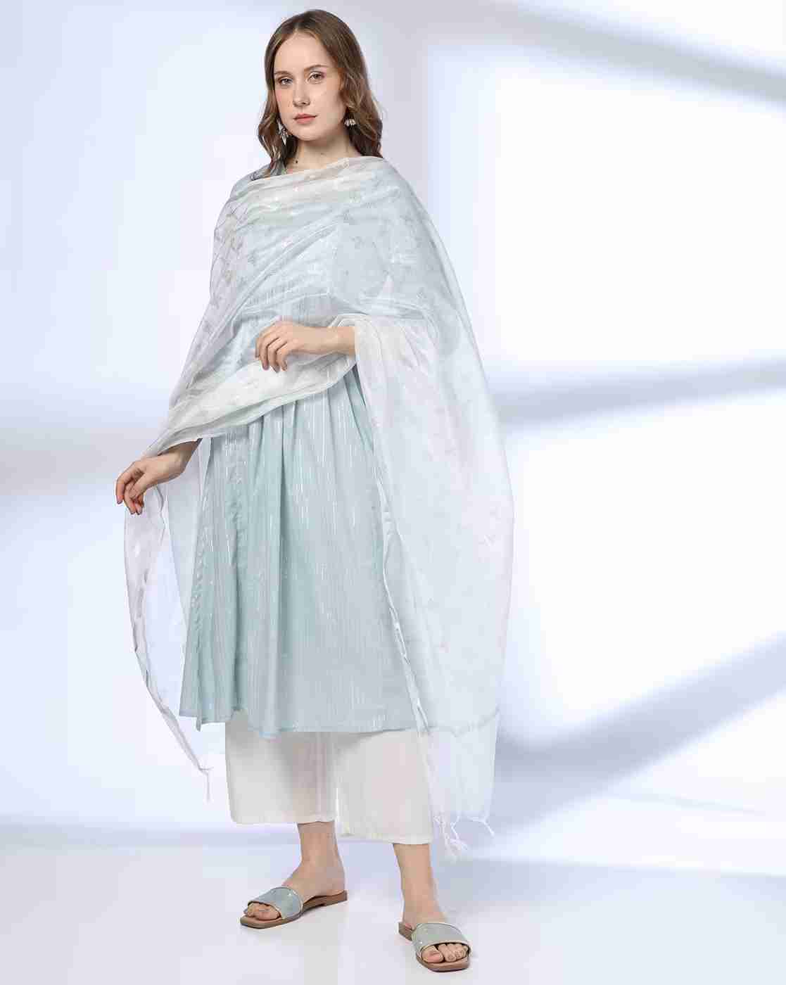 AVAASA MIX N' MATCH | Women Printed Dupatta with Tasseled Hem|0