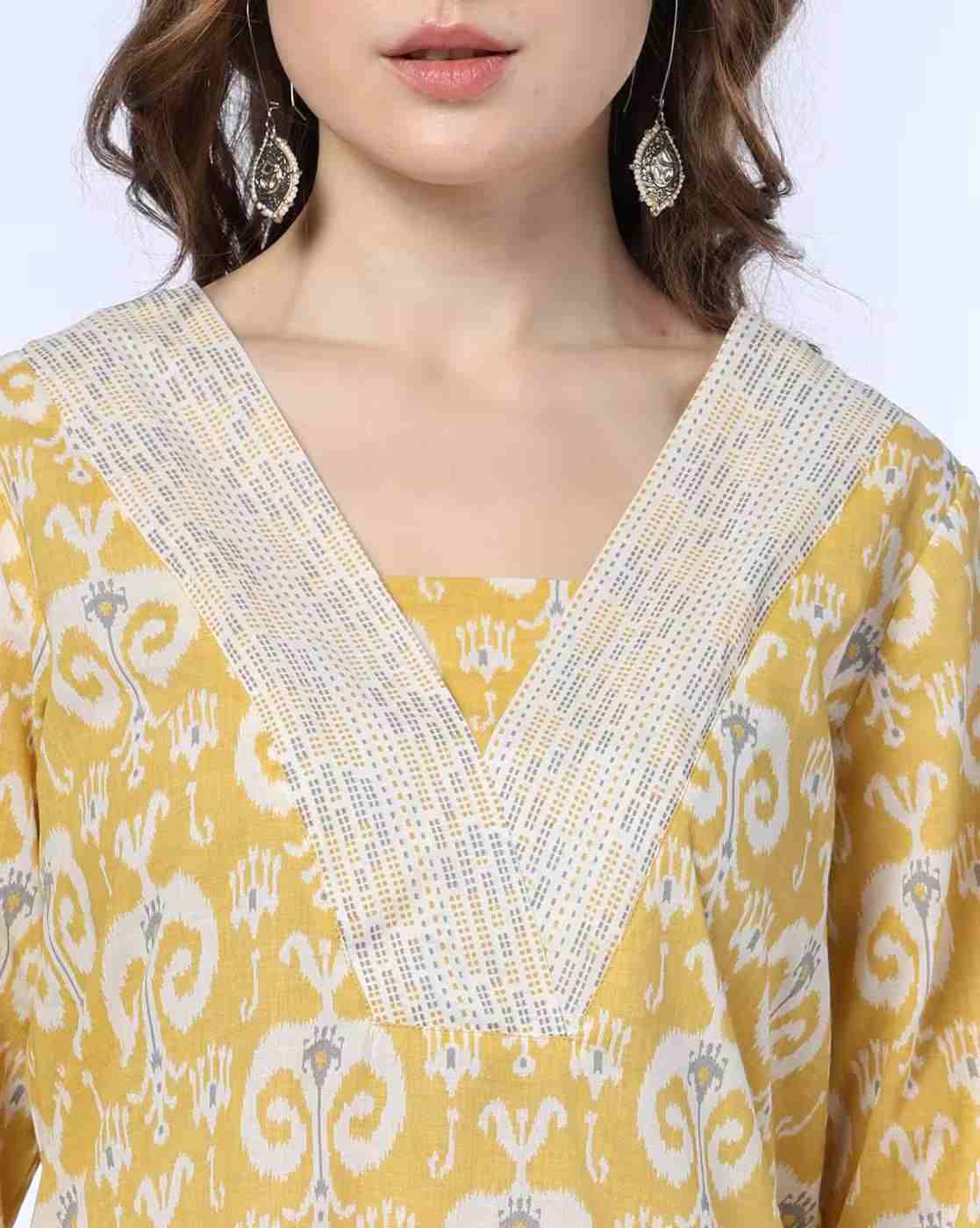 AVAASA MIX N' MATCH | Women Printed Straight Kurta & Pants Set|3