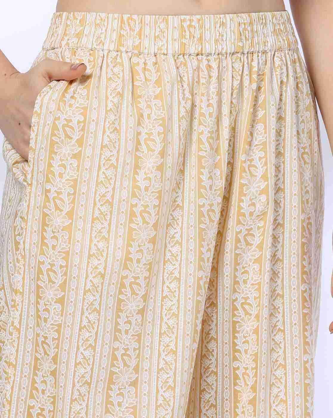 AVAASA MIX N' MATCH | Women Floral Print A-line Kurta & Pants Set|5
