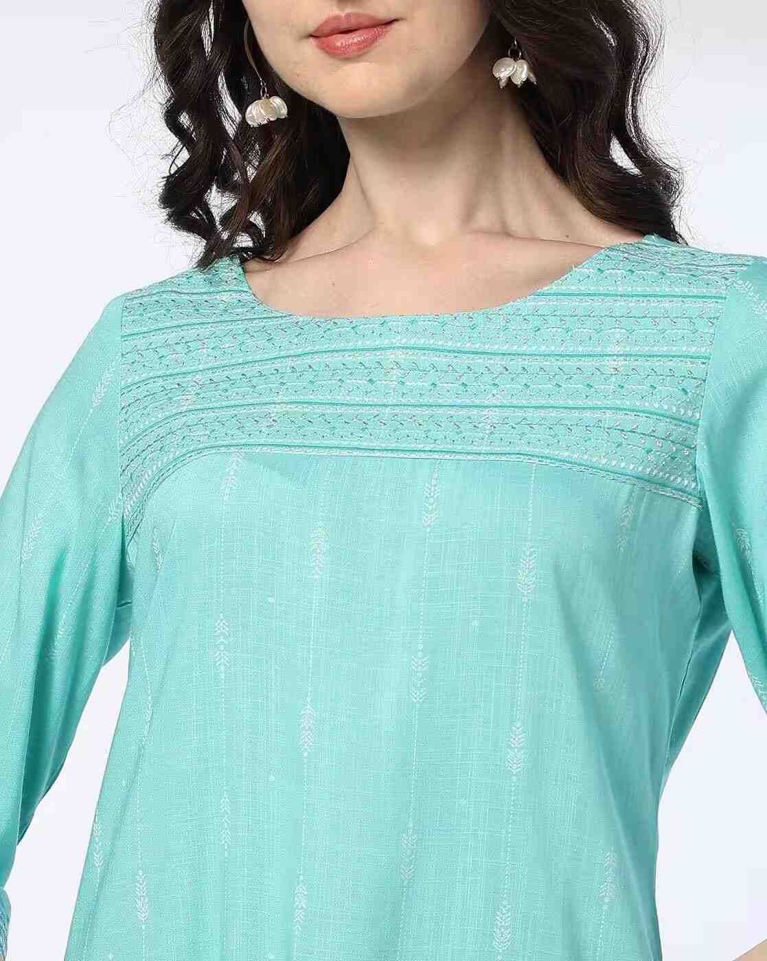 AVAASA MIX N' MATCH | Women Printed Straight Kurta|3