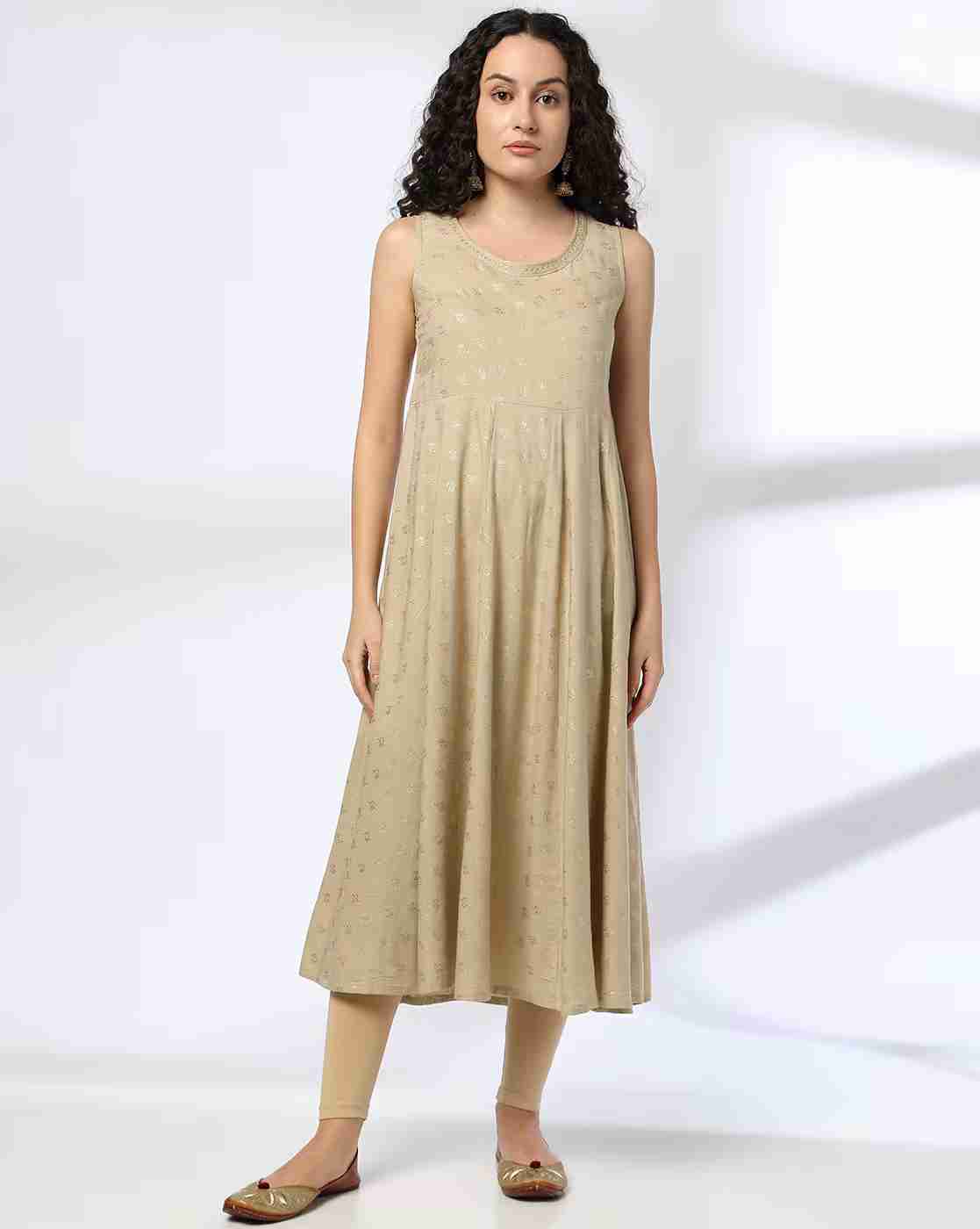 AVAASA MIX N' MATCH | Women Embellished Flared Kurta|3