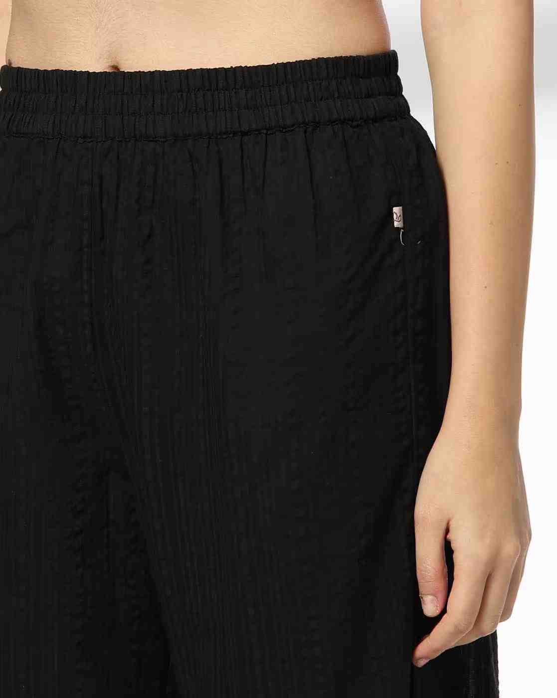 AVAASA MIX N' MATCH | Women Seersucker Palazzos|3