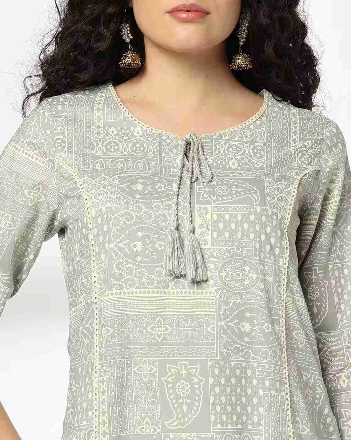 AVAASA MIX N' MATCH | Women Printed Straight Kurta|3