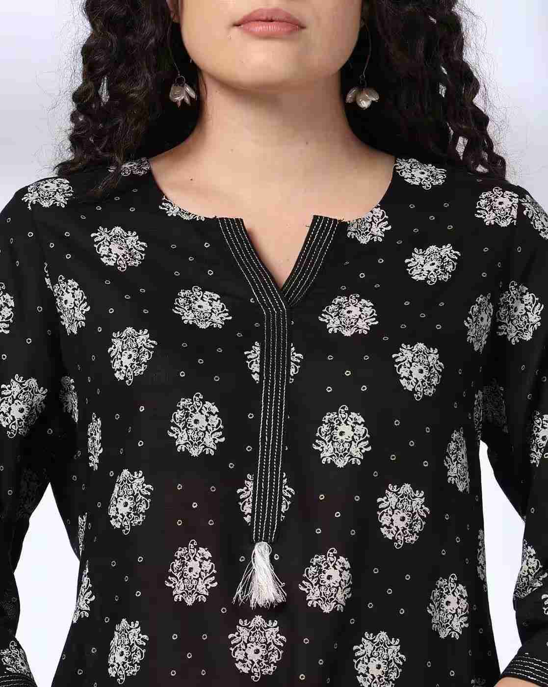 AVAASA MIX N' MATCH | Women Printed Straight Kurta|3