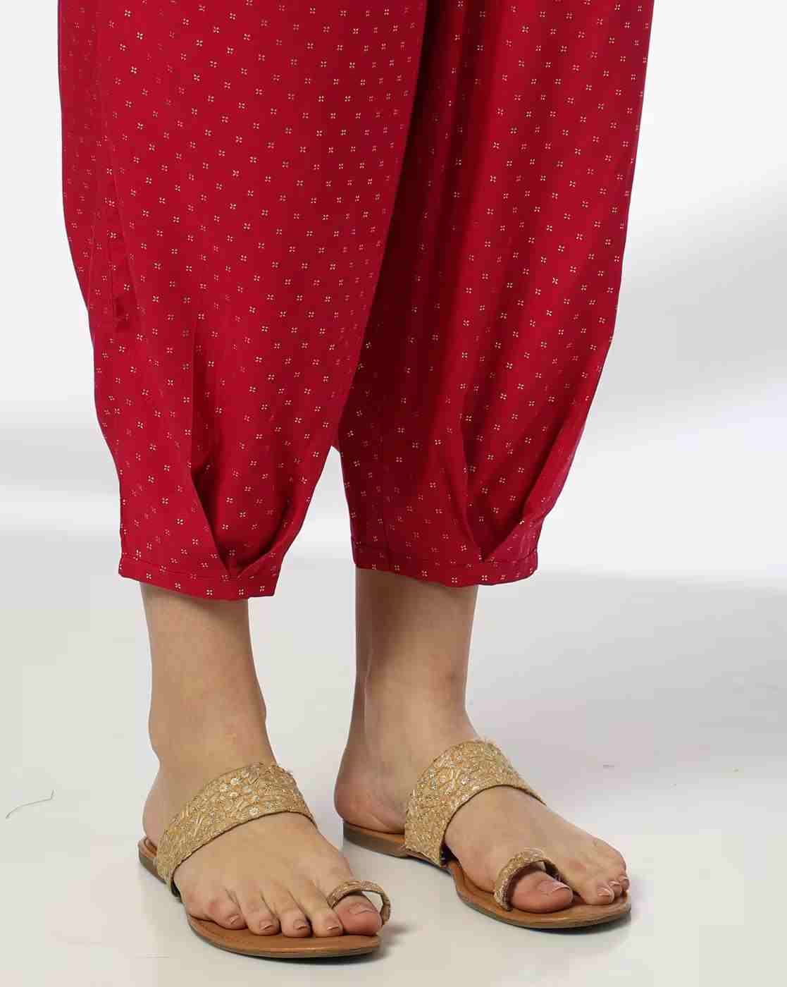 AVAASA MIX N' MATCH | Women Micro Print Straight Kurta & Dhoti Pants Set|5