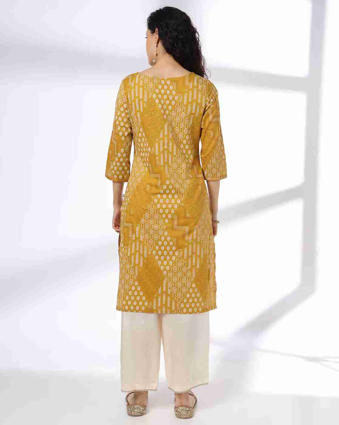 AVAASA MIX N' MATCH | Women Printed Straight Kurta|2