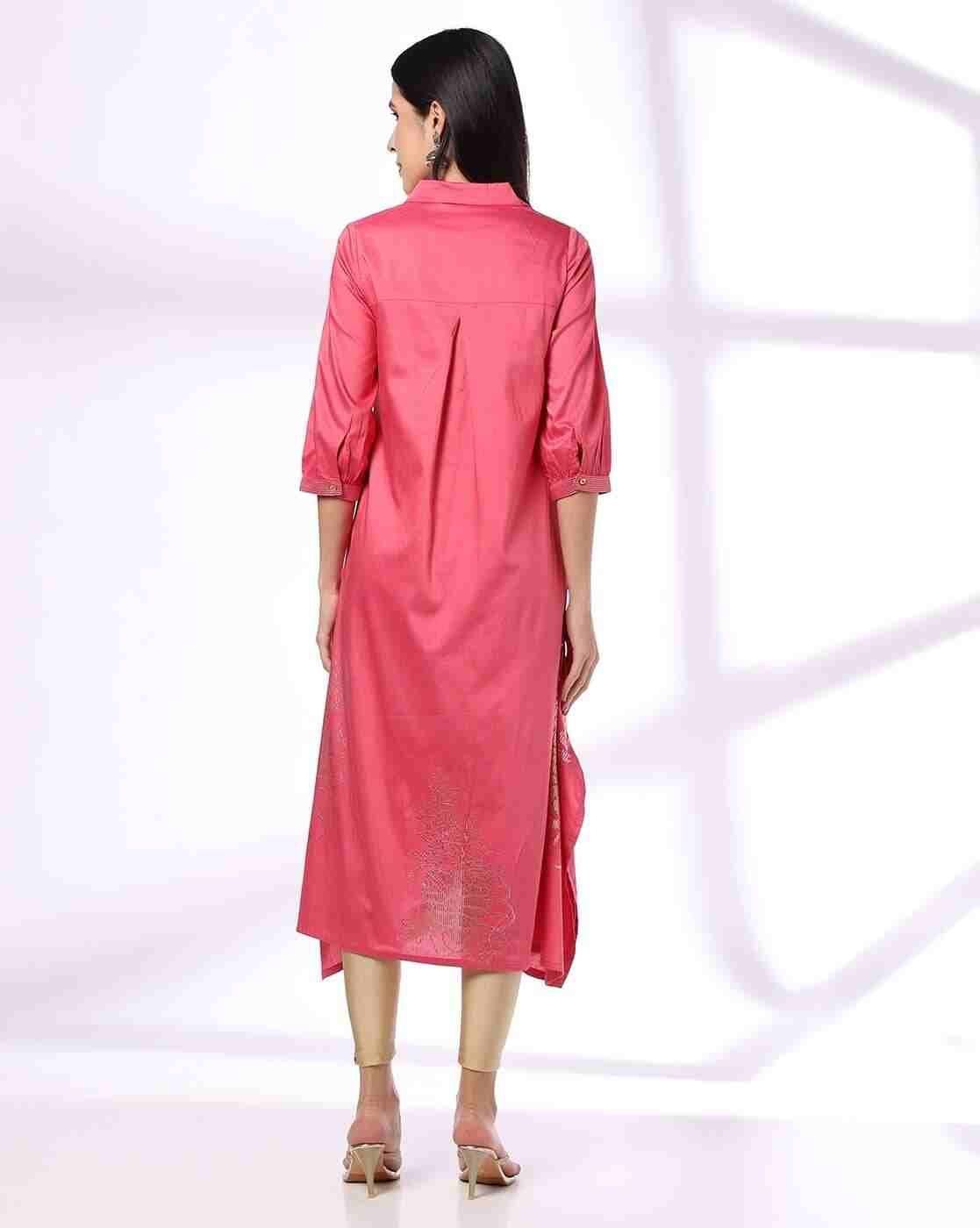 AVAASA MIX N' MATCH | Women Floral Print Flared Kurta|2