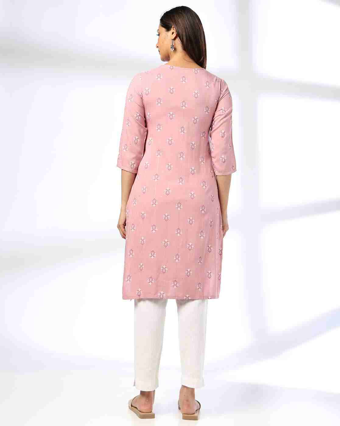 AVAASA MIX N' MATCH | Women Printed Straight Kurta|2