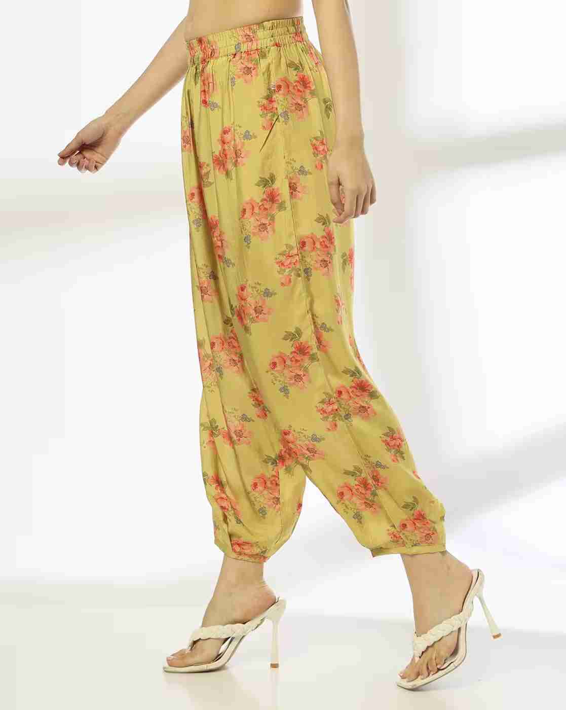 AVAASA MIX N' MATCH | Women Floral Print Regular Fit Salwar|1