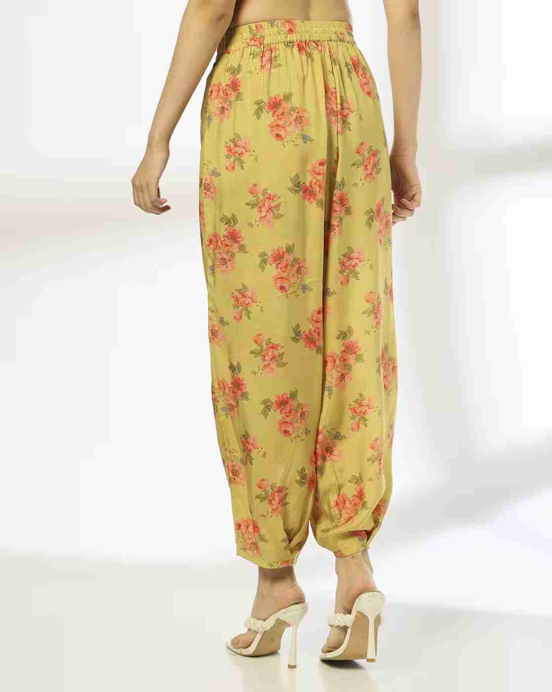 AVAASA MIX N' MATCH | Women Floral Print Regular Fit Salwar|2