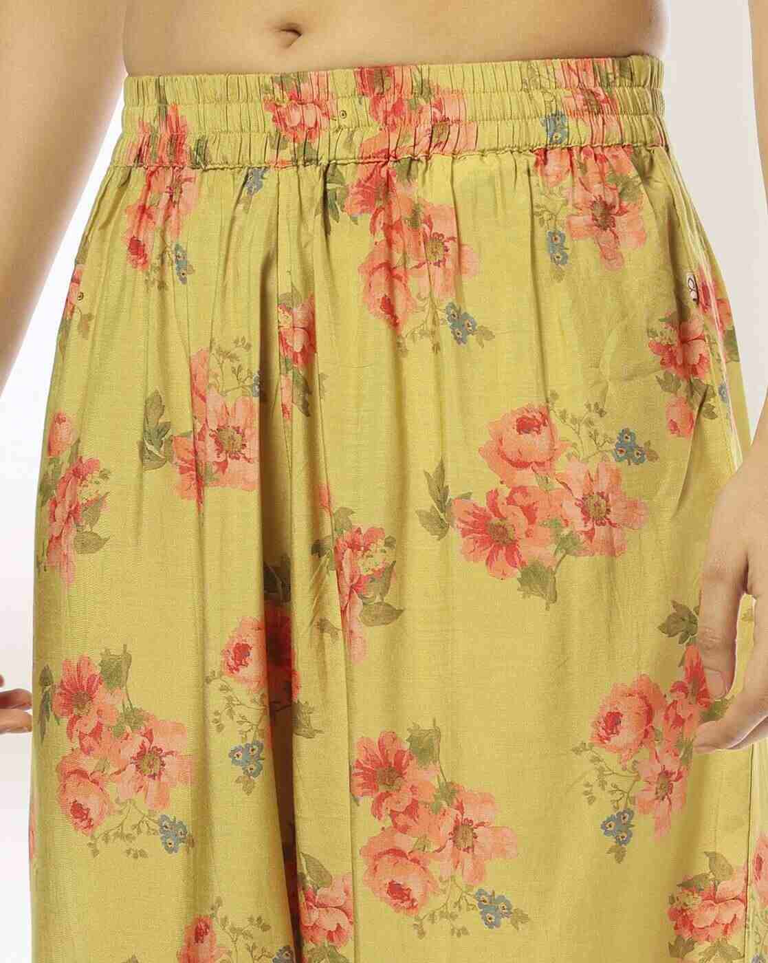 AVAASA MIX N' MATCH | Women Floral Print Regular Fit Salwar|3