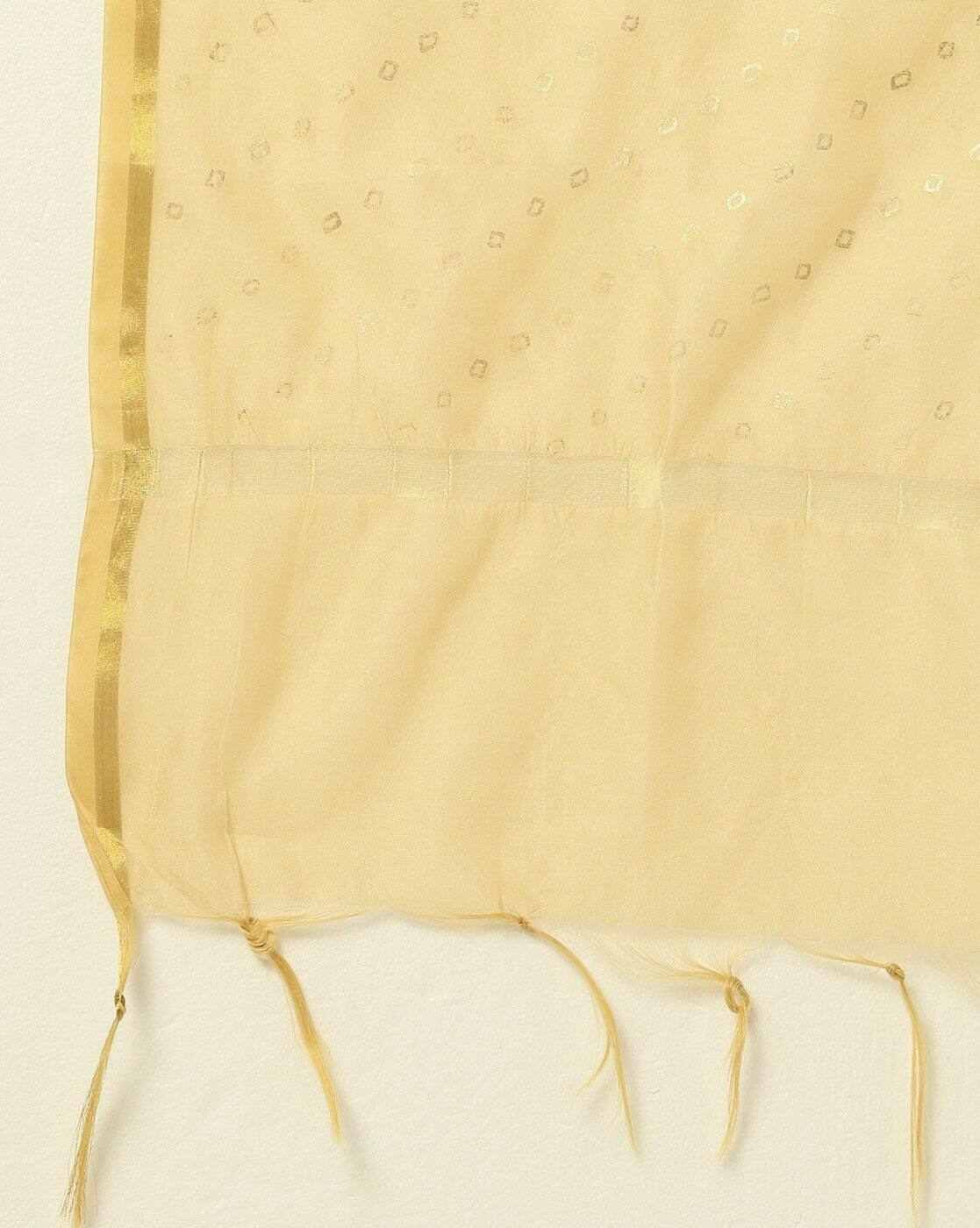 AVAASA MIX N' MATCH | Women Printed Dupatta with Tassels|1