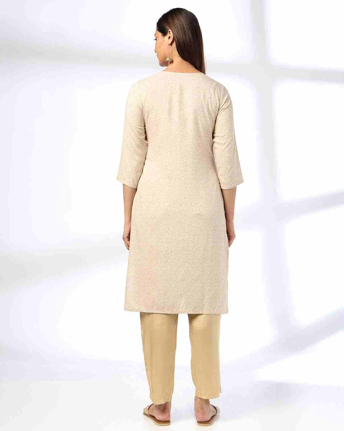 AVAASA MIX N' MATCH | Women Printed Straight Kurta|2