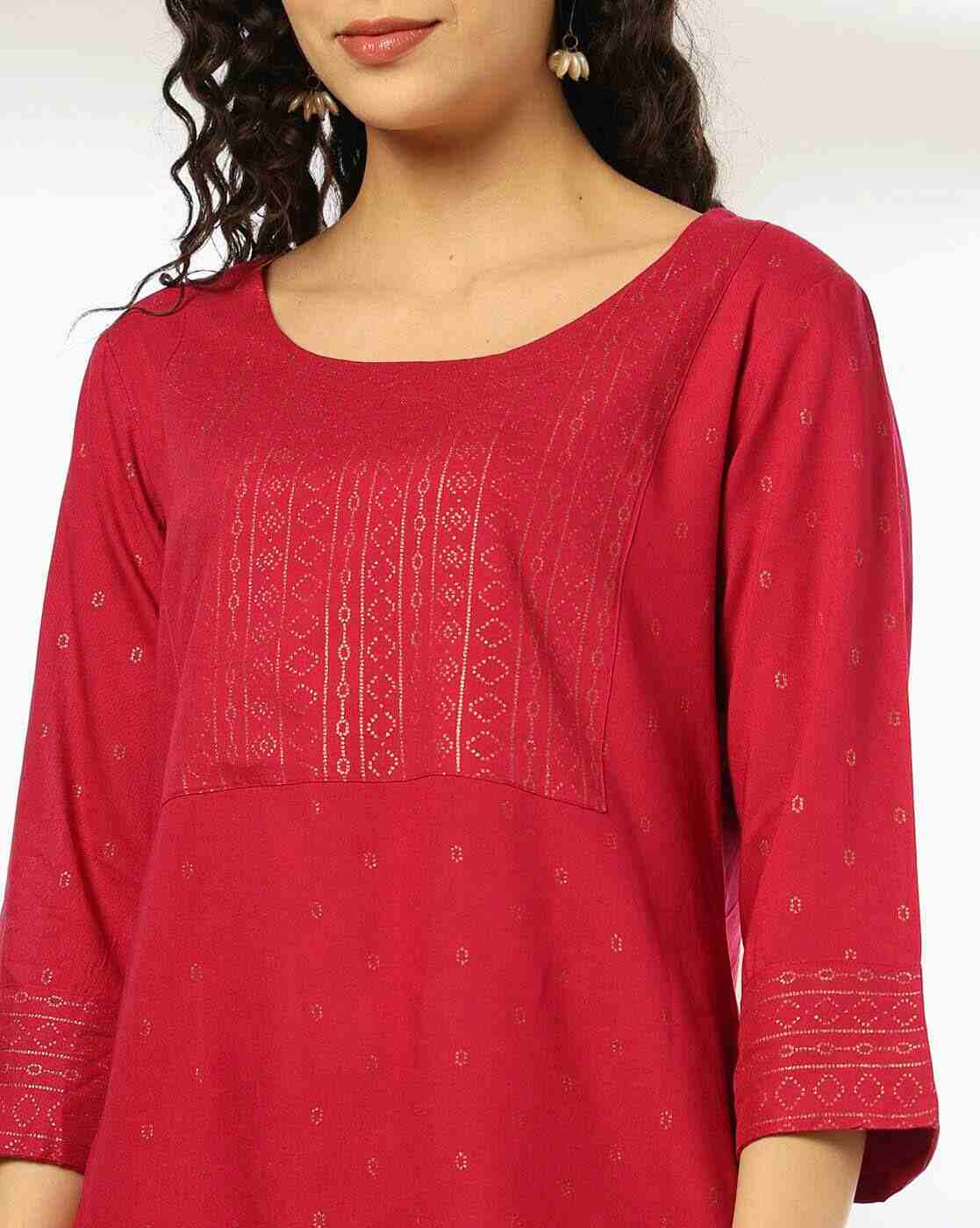 AVAASA MIX N' MATCH | Women Printed Straight Kurta|4