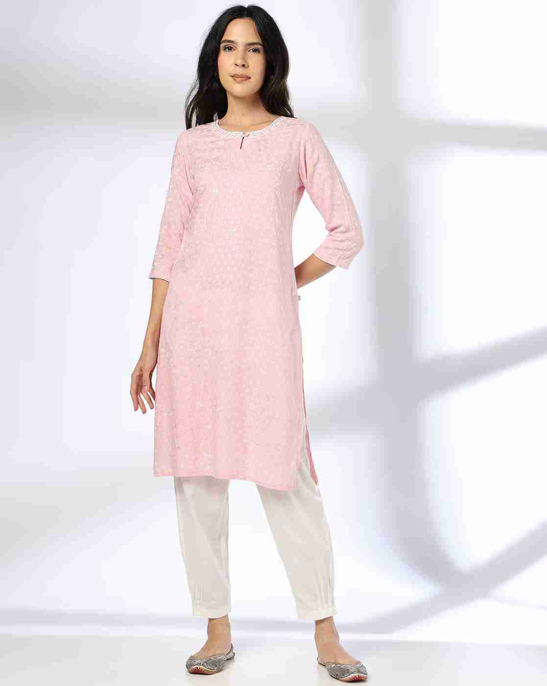 AVAASA MIX N' MATCH | Women Printed Straight Kurta|0