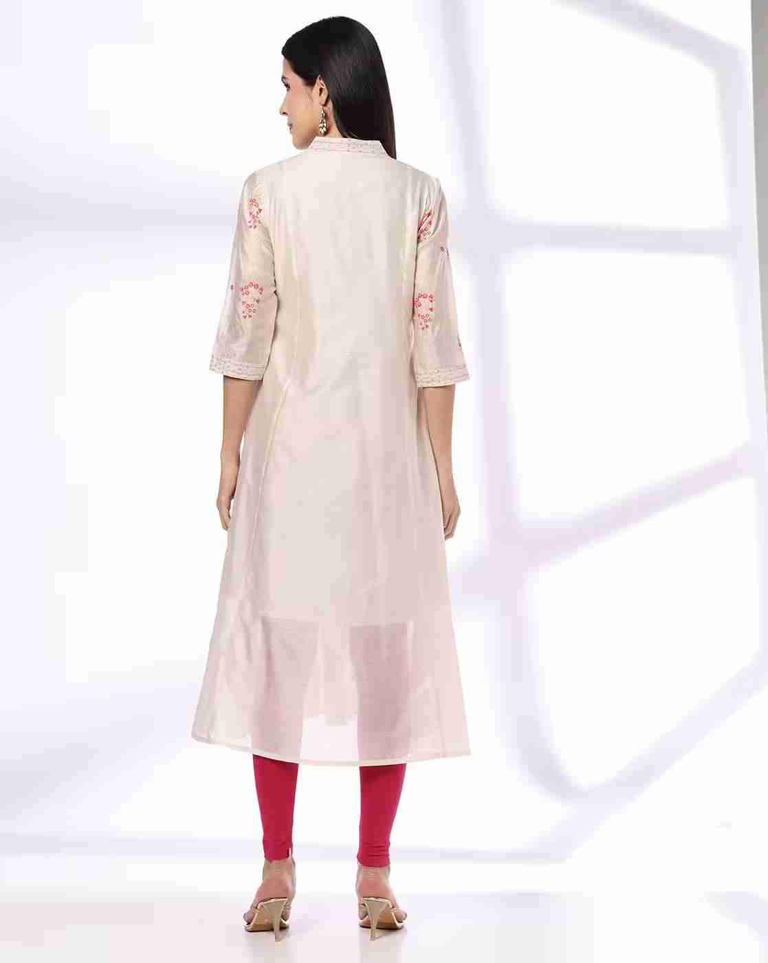 AVAASA MIX N' MATCH | Women Printed Flared Kurta|2