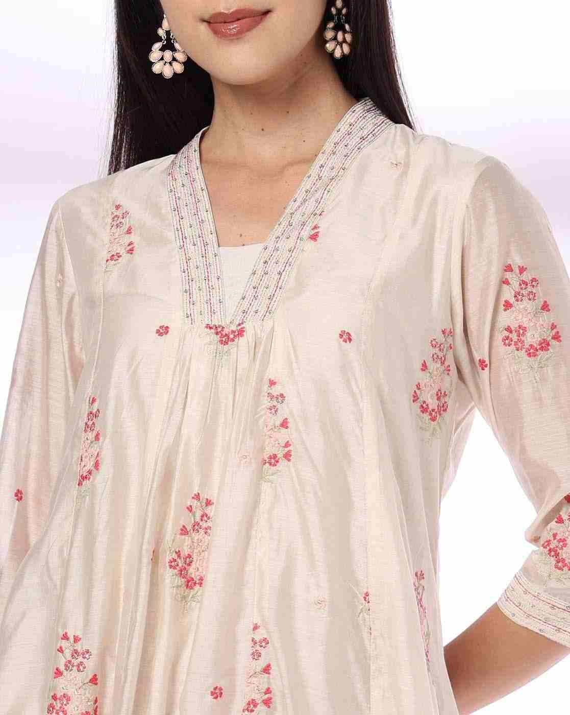 AVAASA MIX N' MATCH | Women Printed Flared Kurta|3