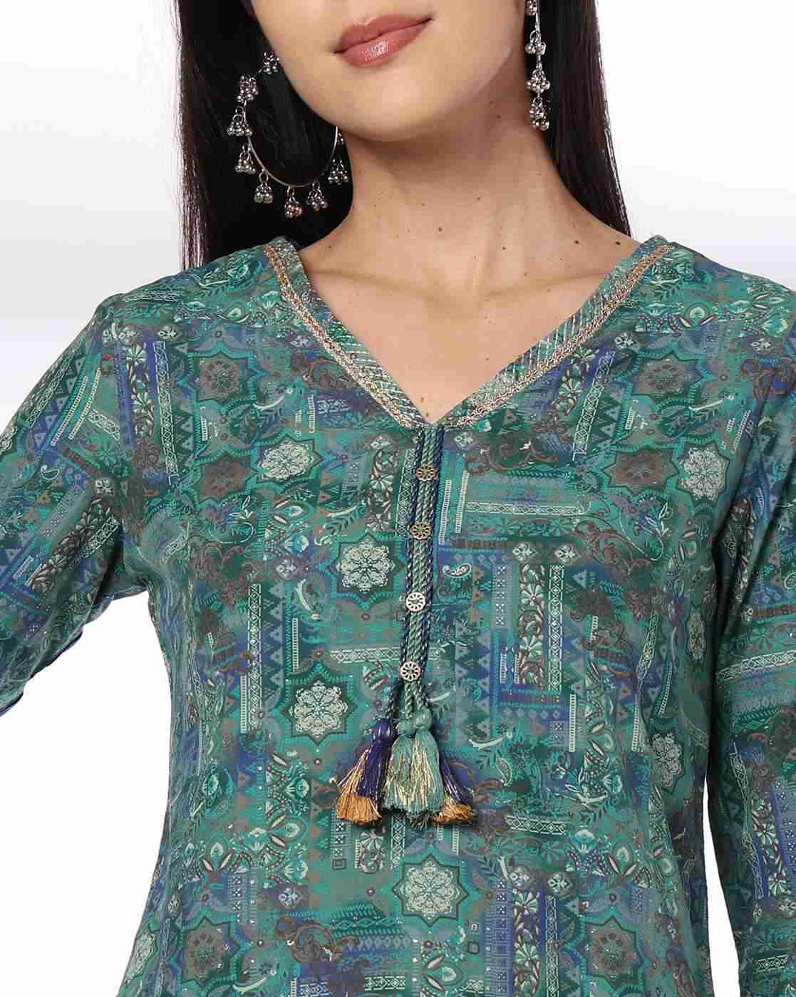 AVAASA MIX N' MATCH | Women Printed Straight Kurta|3
