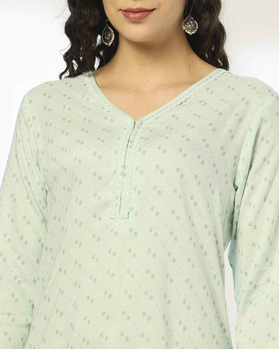 AVAASA MIX N' MATCH | Women Printed Straight Kurta|3